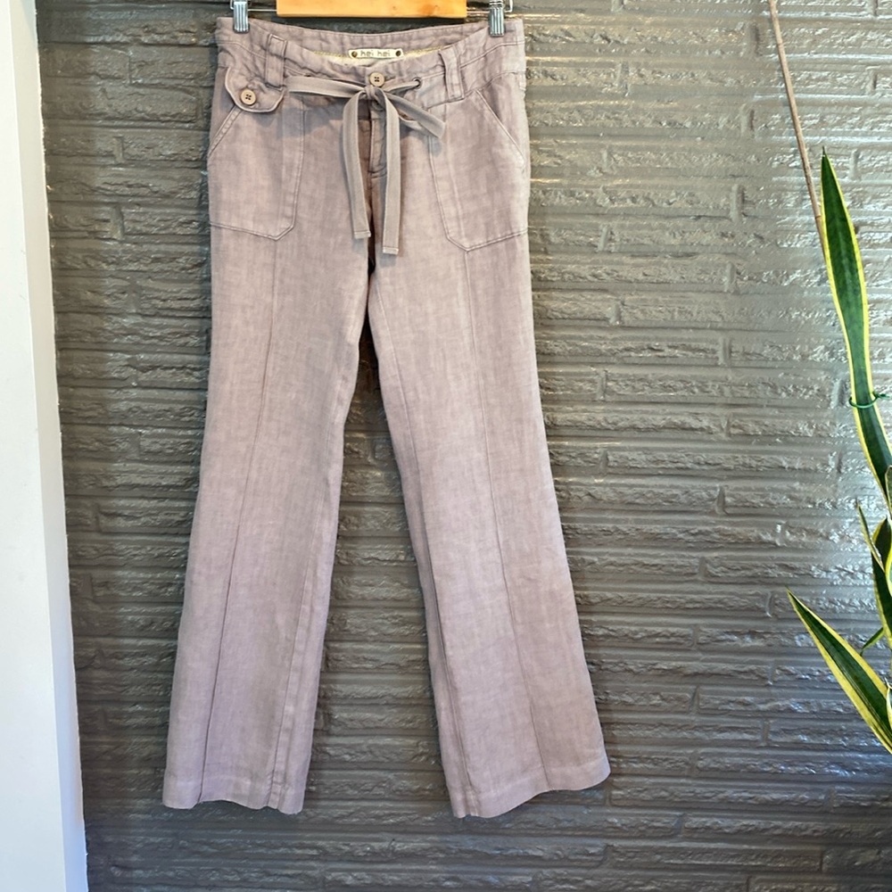 Hei Hei linen pants, grey, size 0